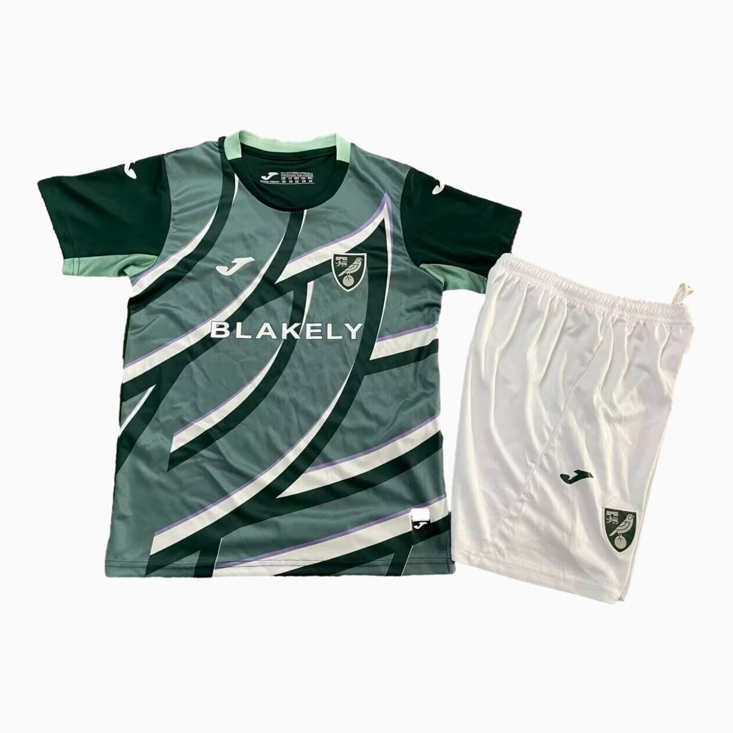 TKH-turbokithub-Norwich City 25-26 Away Kids Kit