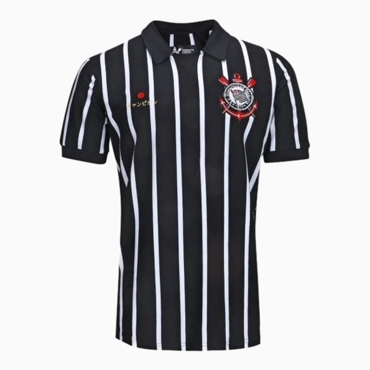 TKH-turbokithub-Retro Corinthians 2012 Black And White Special Jersey