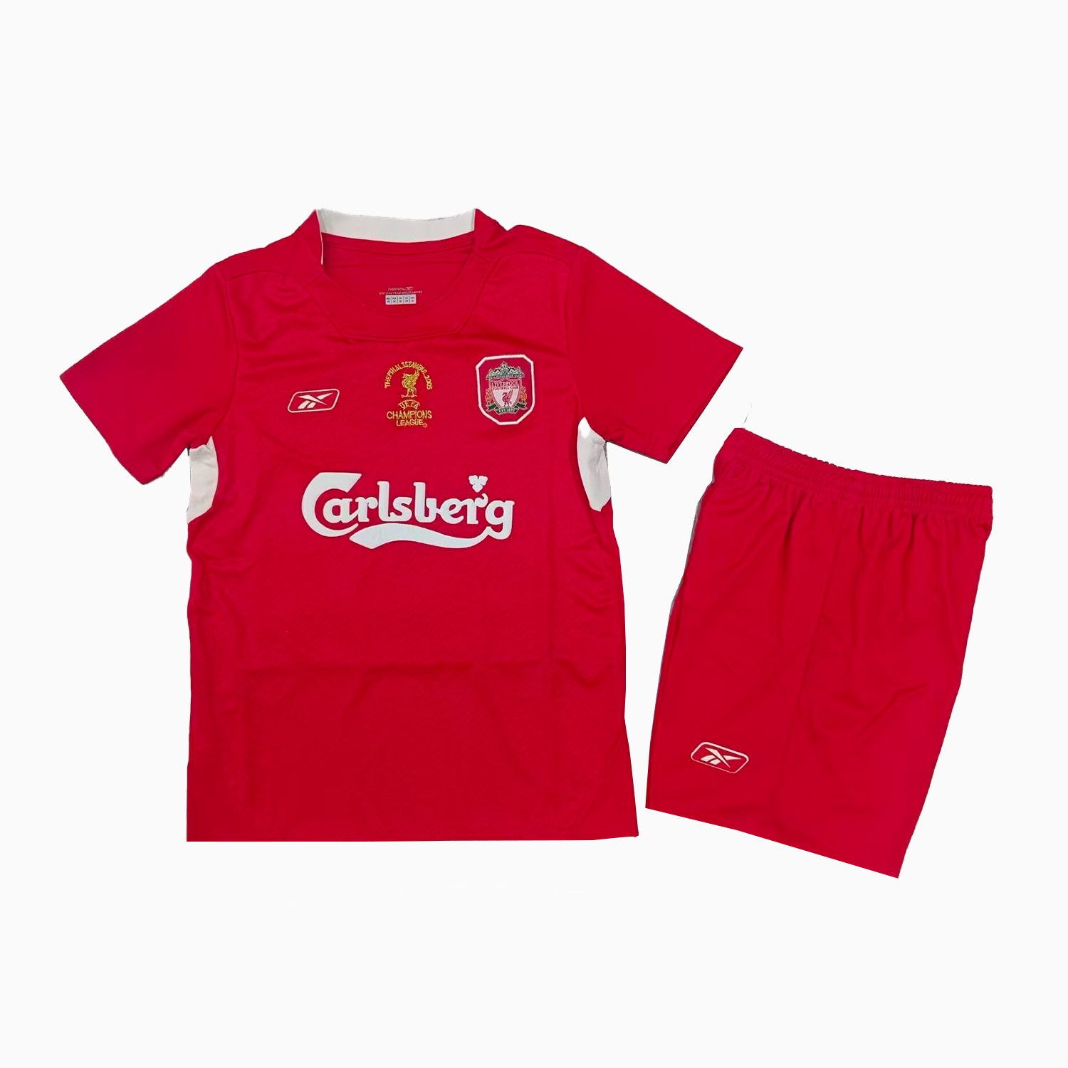 TKH-turbokithub-Retro Liver.pool 2004-05 Home Kids Kit