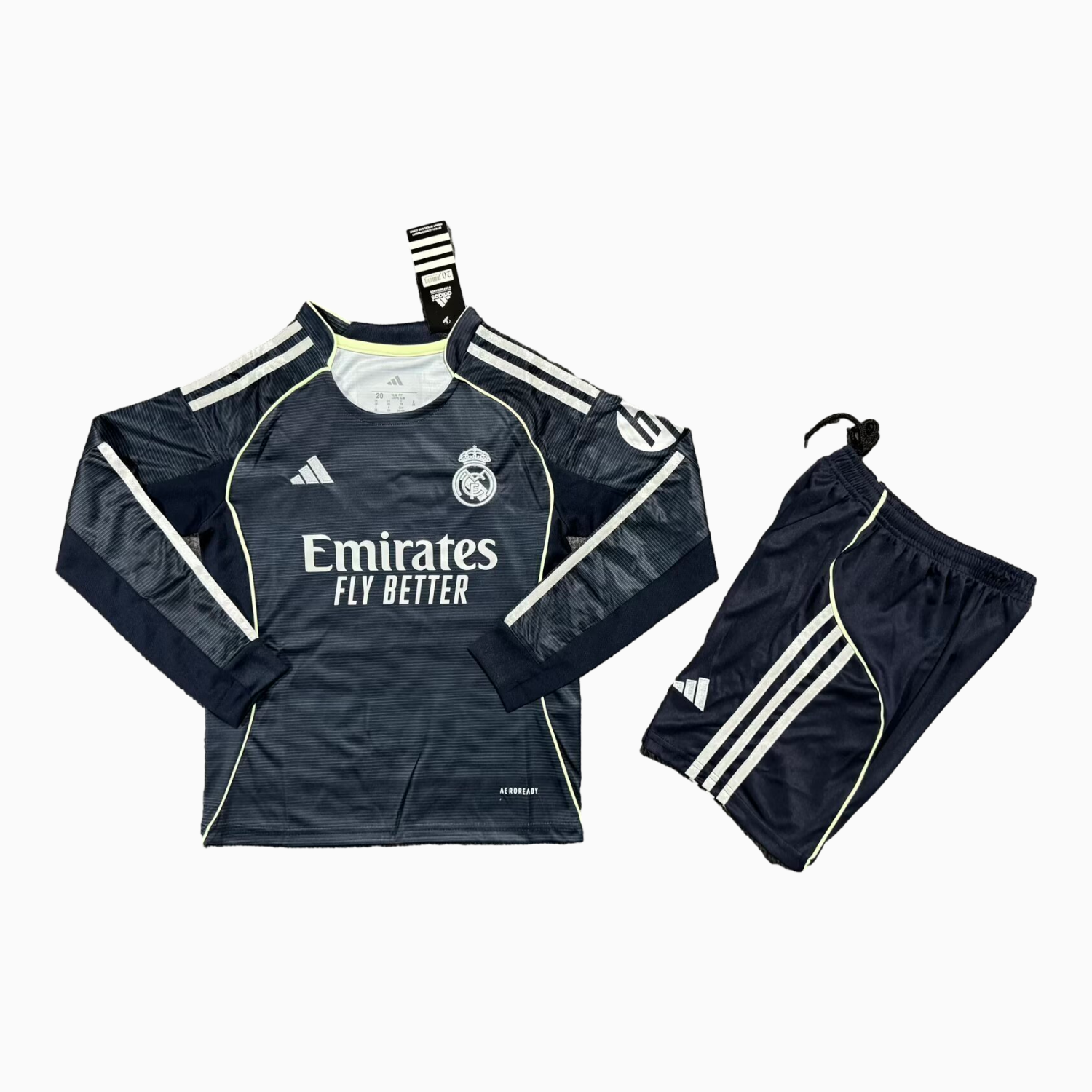 TKH-turbokithub-Real Madrid 25-26 Away Long Sleeves Kids Kit - Fans Version
