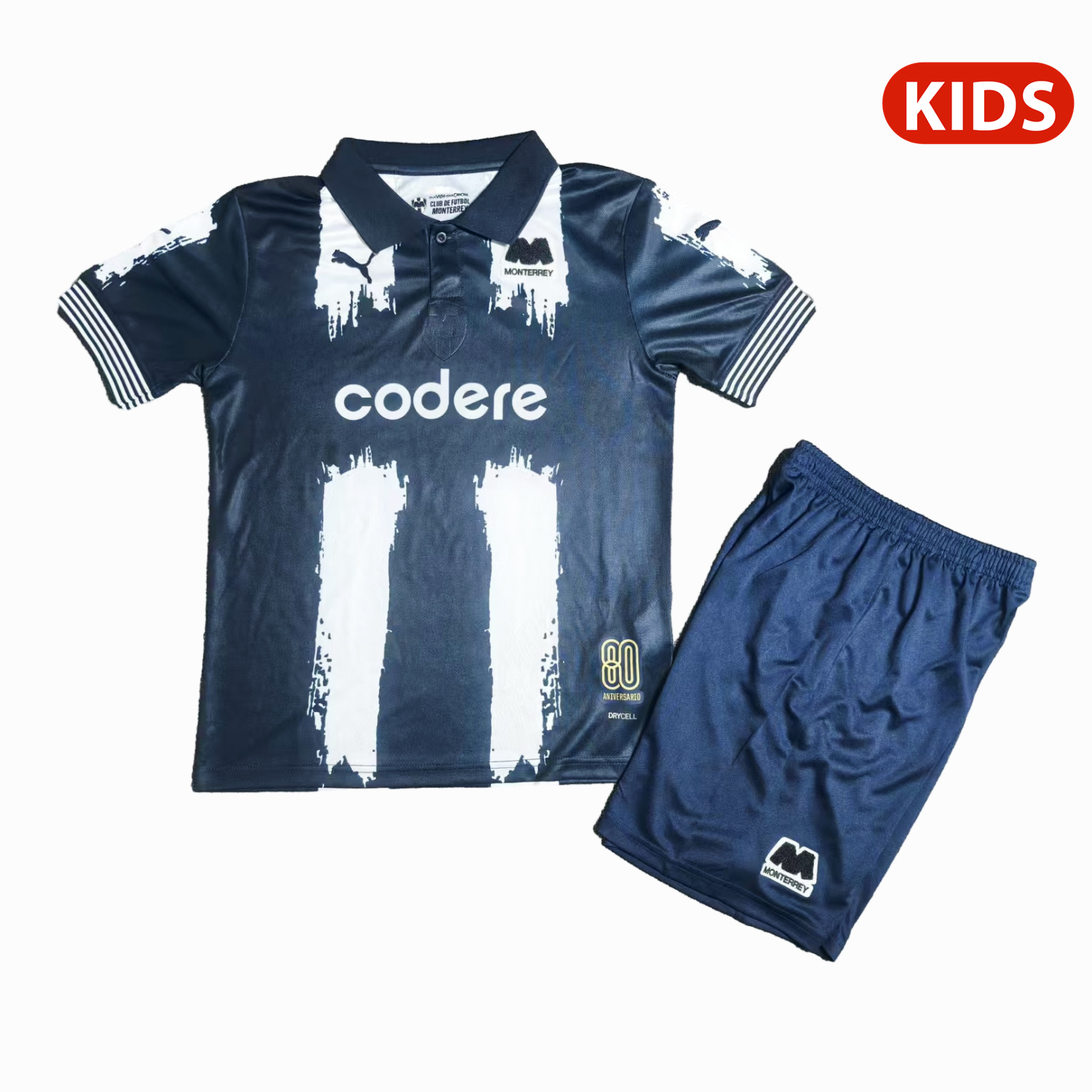 TKH-turbokithub-Rayados Monterrey 25-26 80th Anniversary Kids Kit