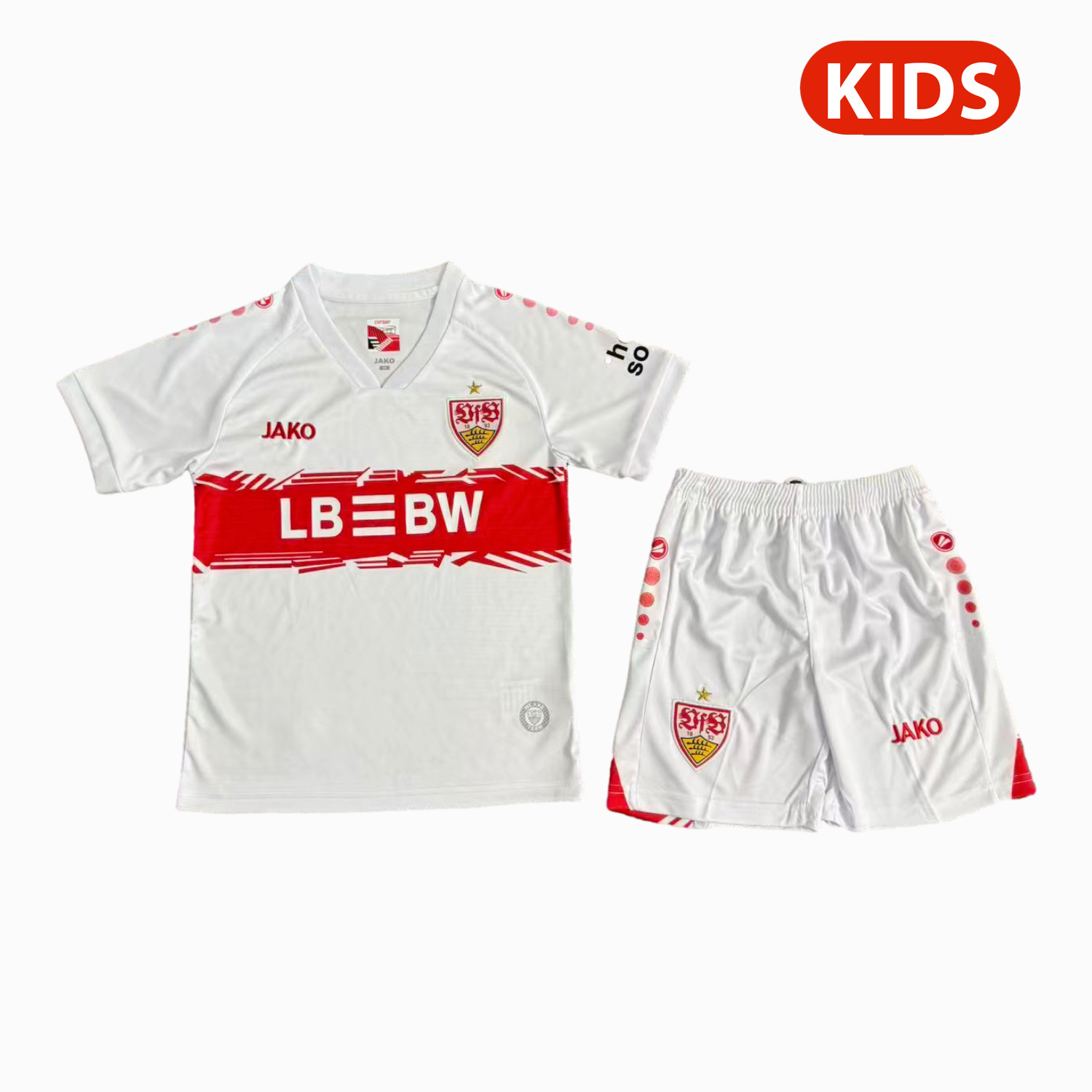 TKH-turbokithub-VfB Stuttgart 25-26 Home Kids Kit