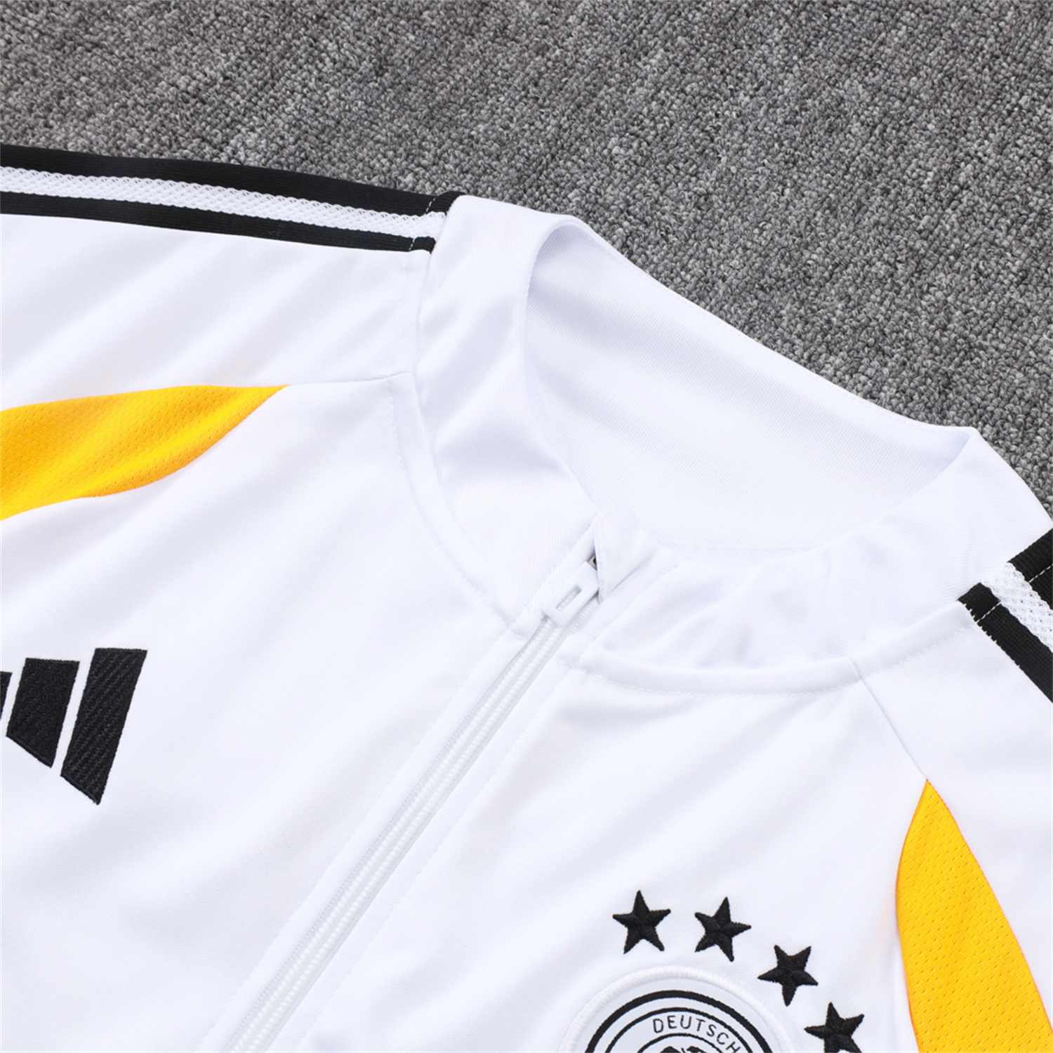 TKH-turbokithub-Germany 2026 Windbreaker Training Set - White Top and Black Pants
