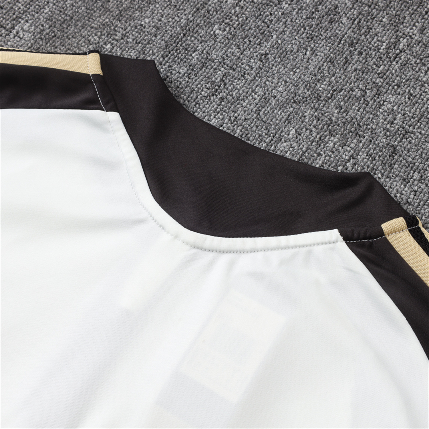 TKH-turbokithub-Flamengo 2026 Long Sleeve Training Set - White Top & Black Pants