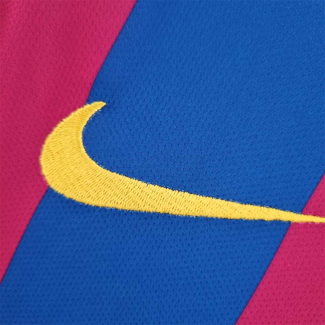 TKH-turbokithub-Retro Barcelona 05-06 Home Long Sleeve Jersey - UEFA Champions League Final