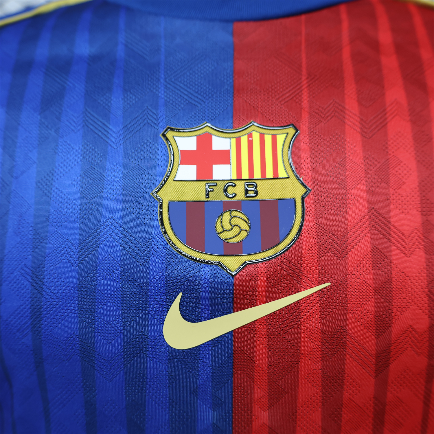 TKH-turbokithub-Barcelona 26-27 Red Blue Retro Style Casual Jersey - Player Version
