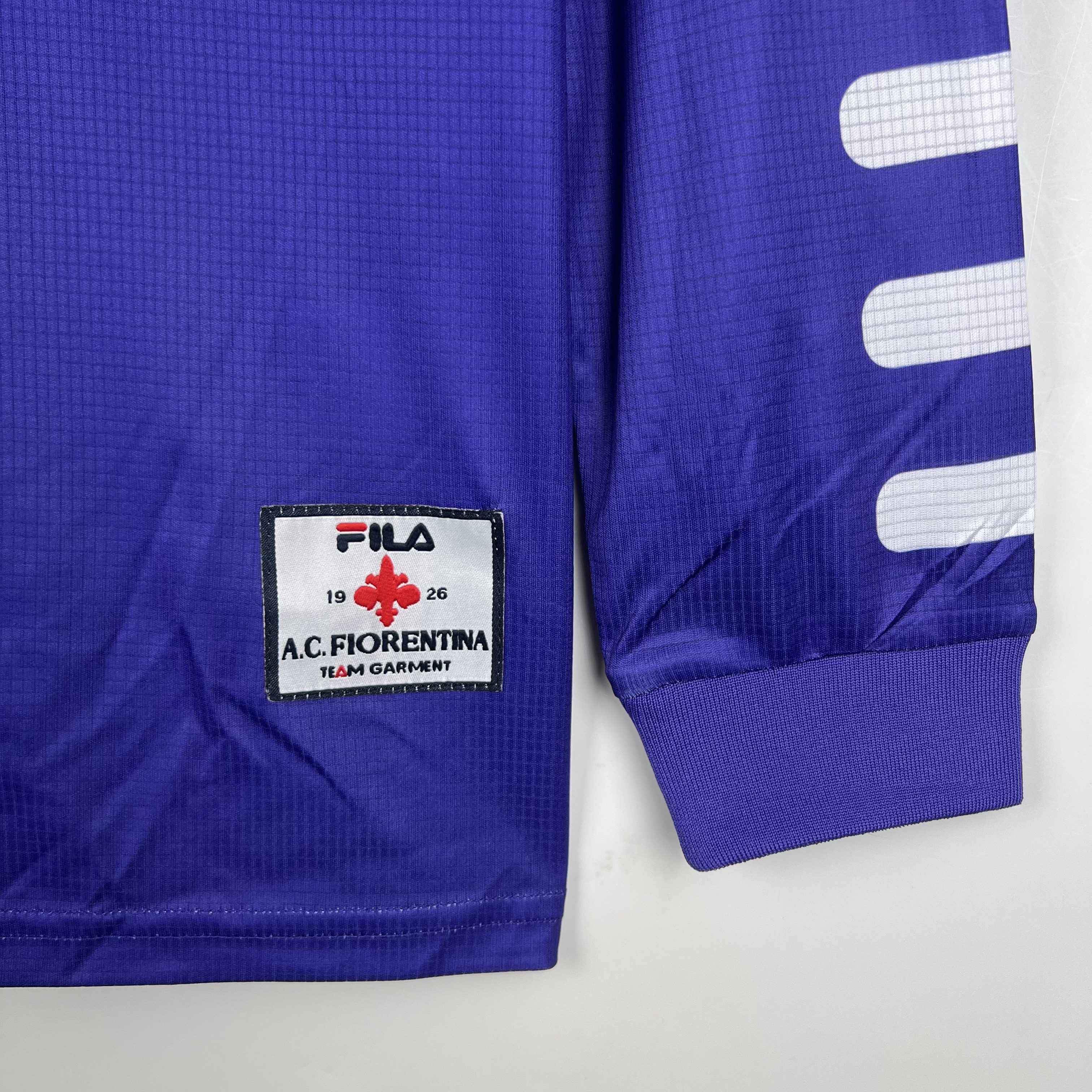 TKH-turbokithub-Retro Fiorentina 1998 Home Stadium Long Sleeve Jersey
