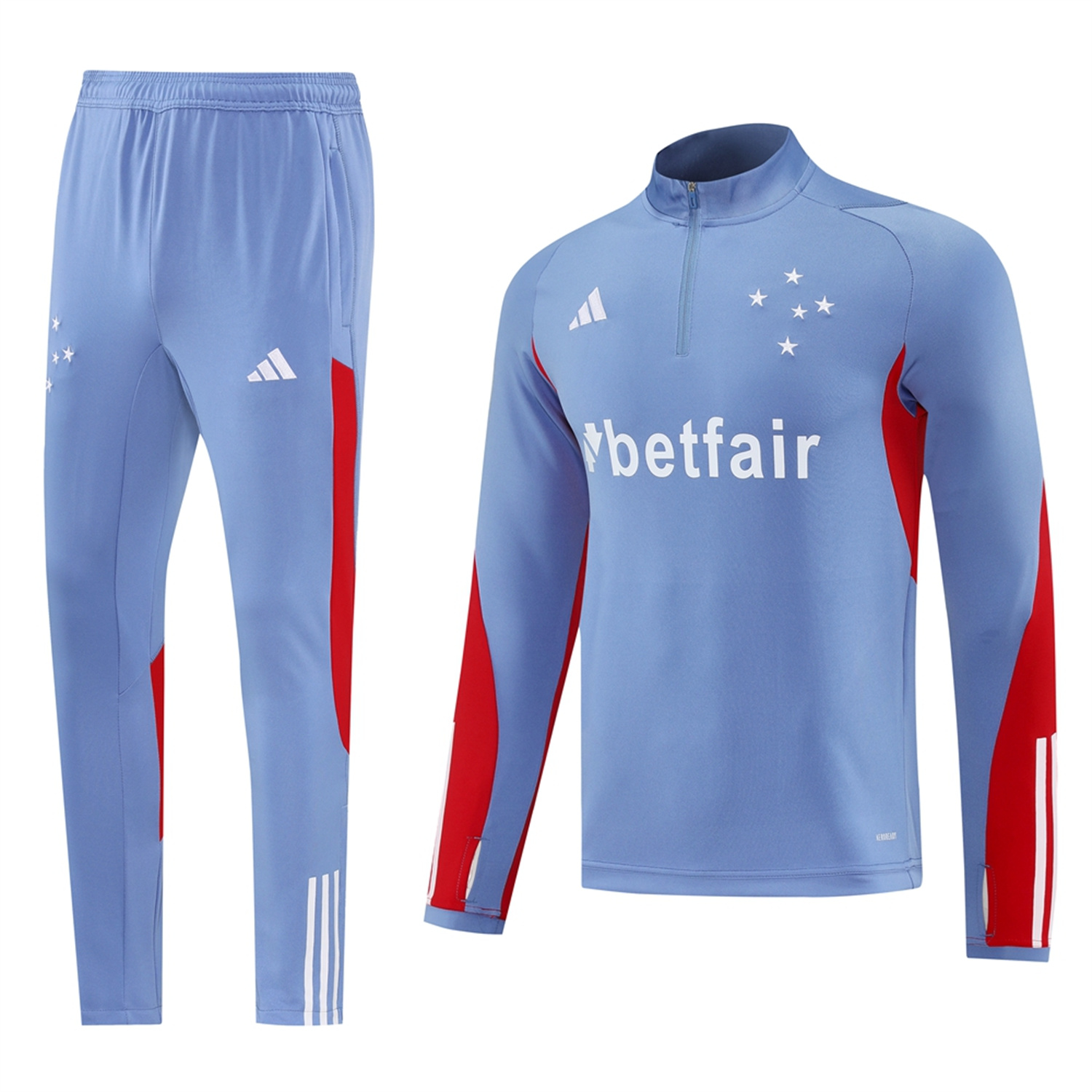 TKH-turbokithub-Cruzeiro 25-26 Long Sleeve Training Set - Blue Grey