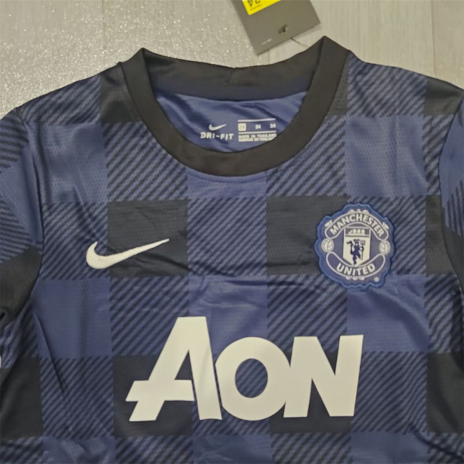 TKH-turbokithub-Retro Manchester United 2013-14 Away Kids Kit