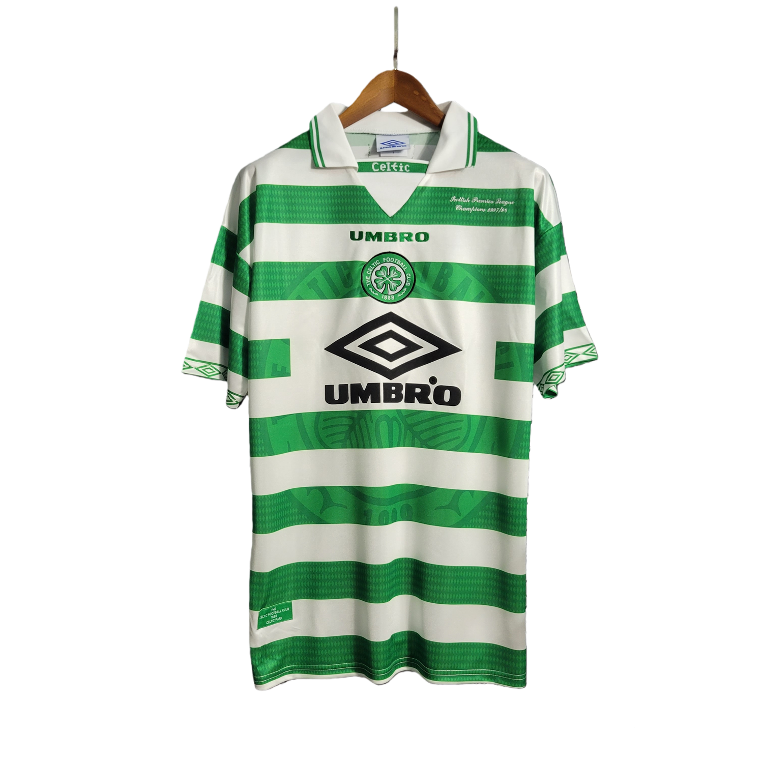TKH-turbokithub-Retro Celtic 1998-99 Home Stadium Jersey