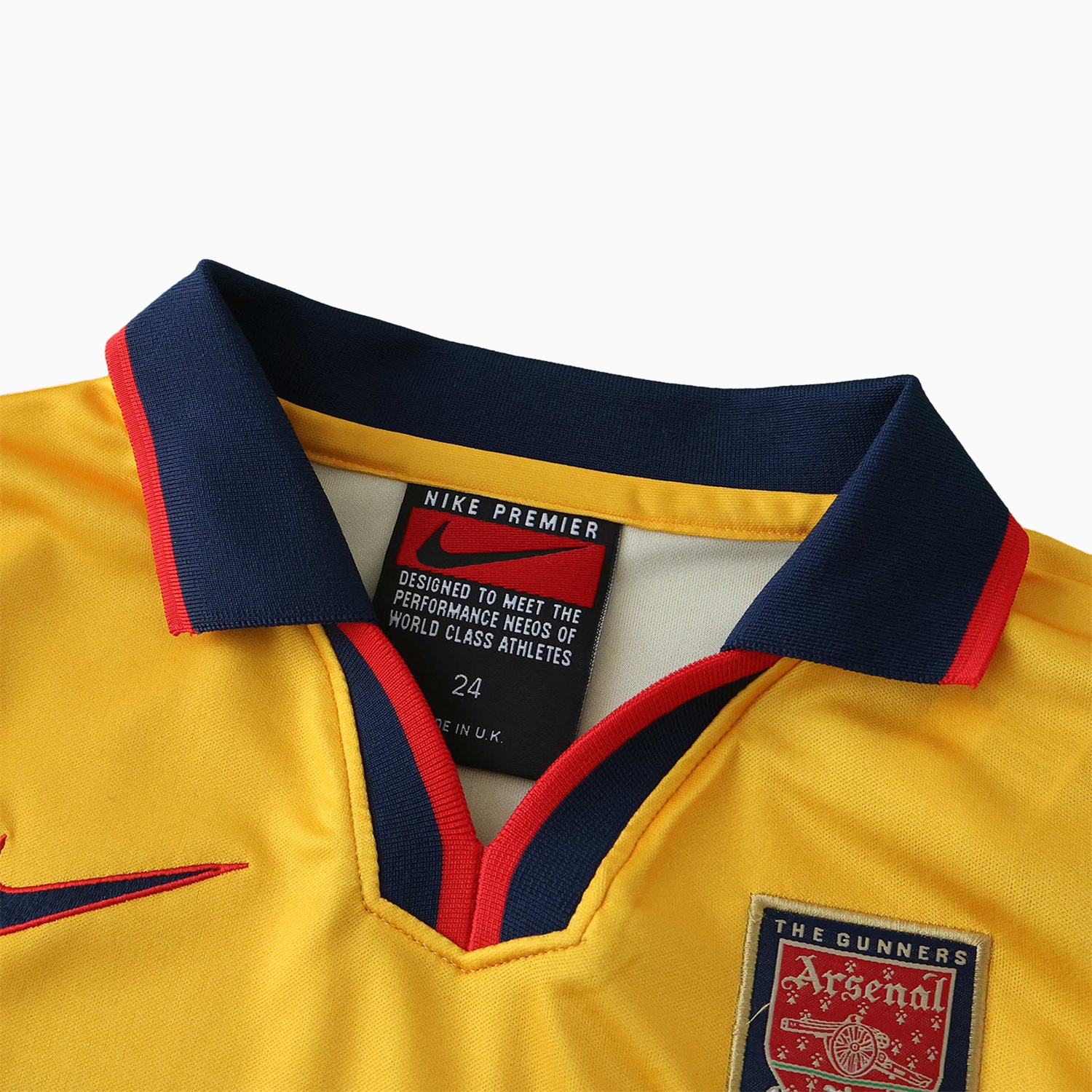 TKH-turbokithub-Retro Arsenal 1997-99 Away Kids Kit