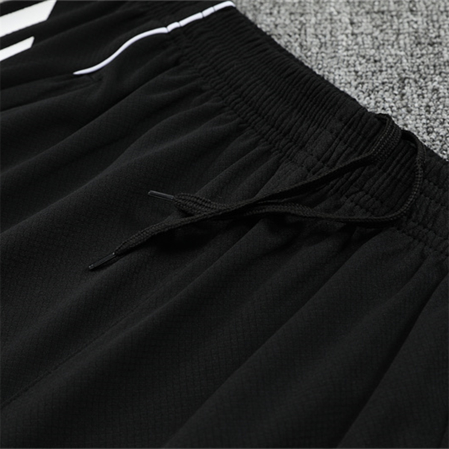 TKH-turbokithub-Ajax 25-26 Kids Short-Sleeve Training Set - Black Top and Black Shorts
