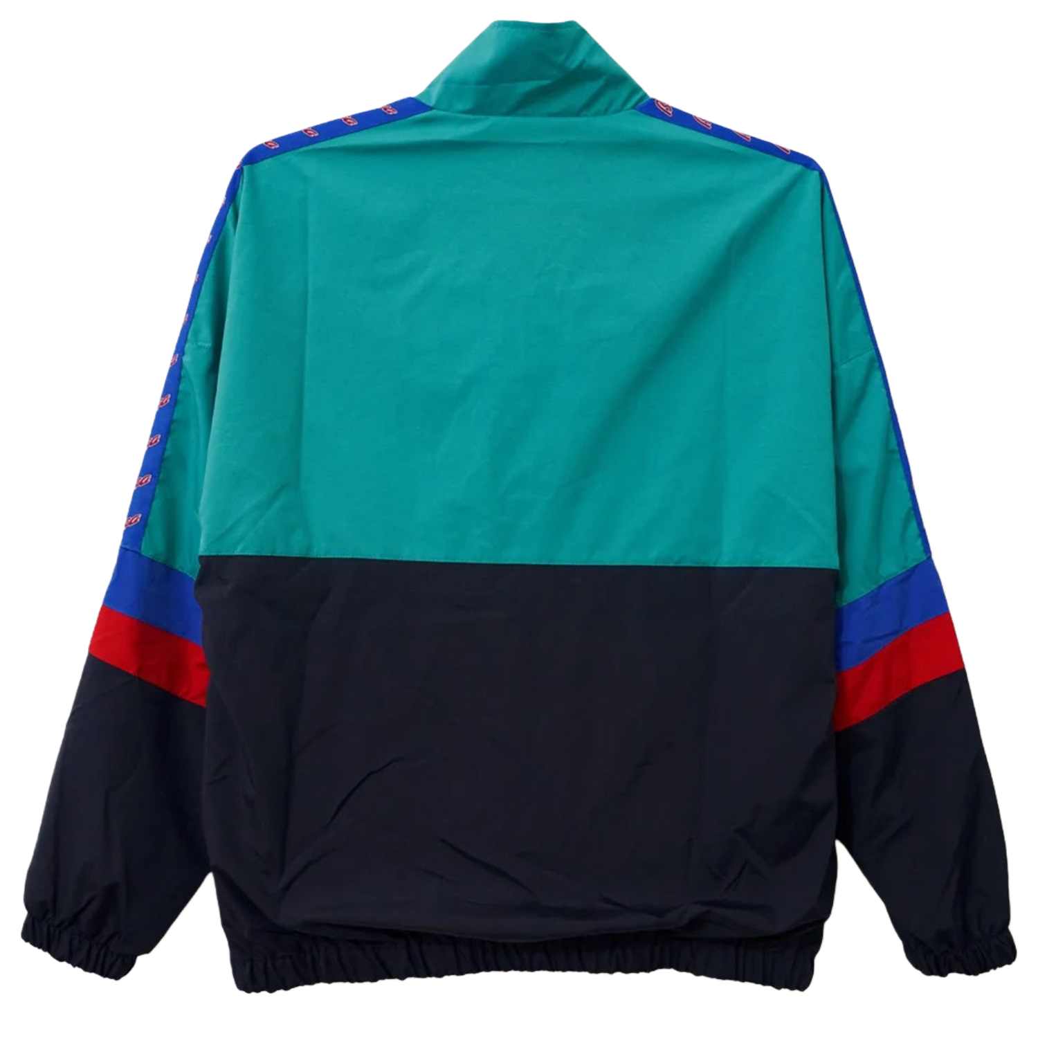 TKH-turbokithub-Retro Barcelona 1995-97 Windbreaker Jacket - Cyan And Black