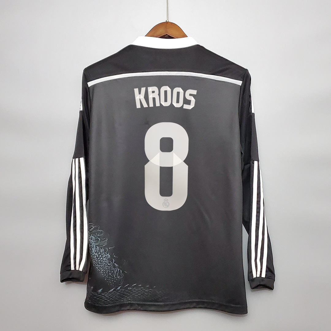 TKH-turbokithub-Retro Real Madrid 14-15 Third Long Sleeve Jersey