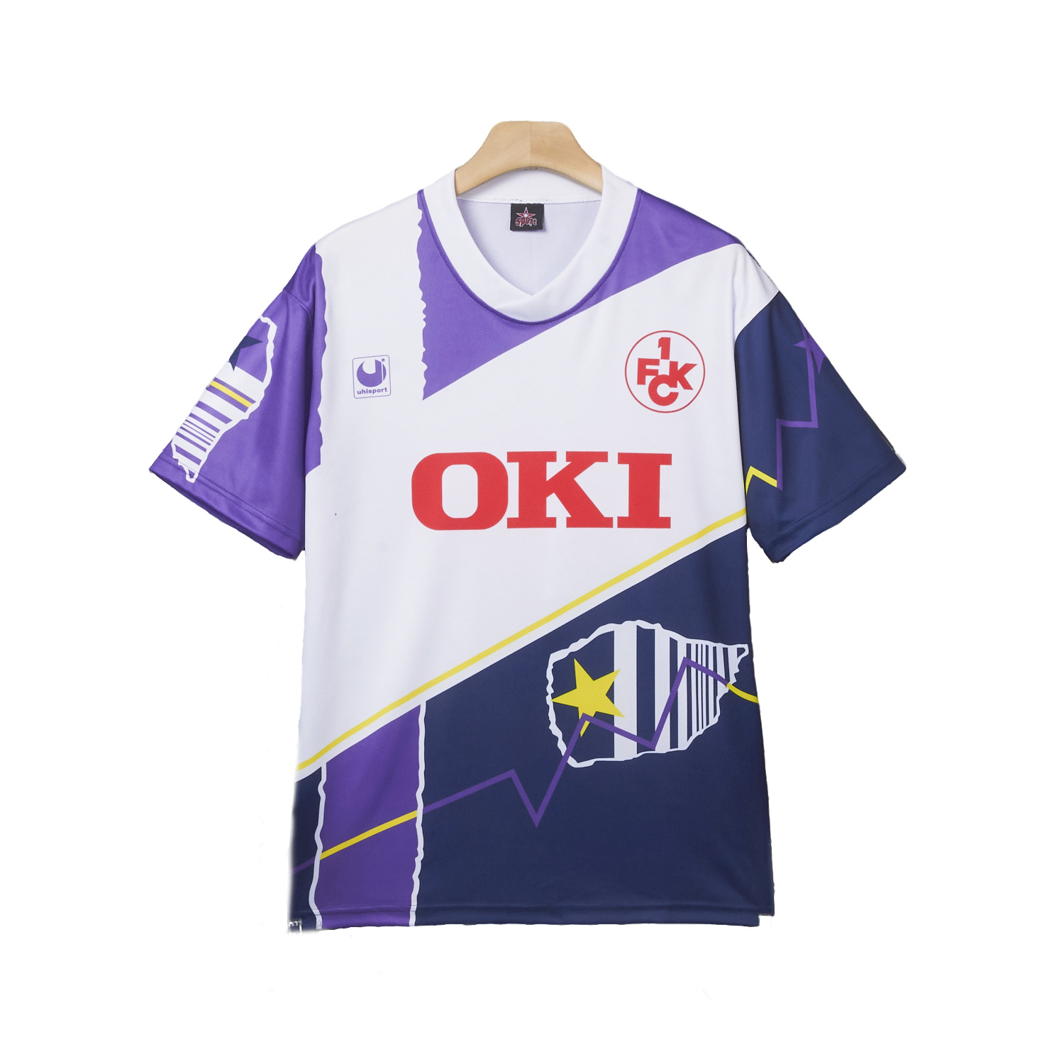TKH-turbokithub-Retro Kaiserslautern 1991-92 Away Jersey - Fans Version