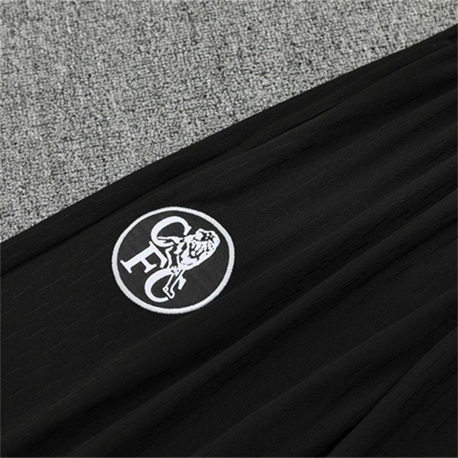 TKH-turbokithub-C.H.E.L.S.E.A 25-26 Kids Long Sleeve Training Set - Player Version - Black Top and Black Pants