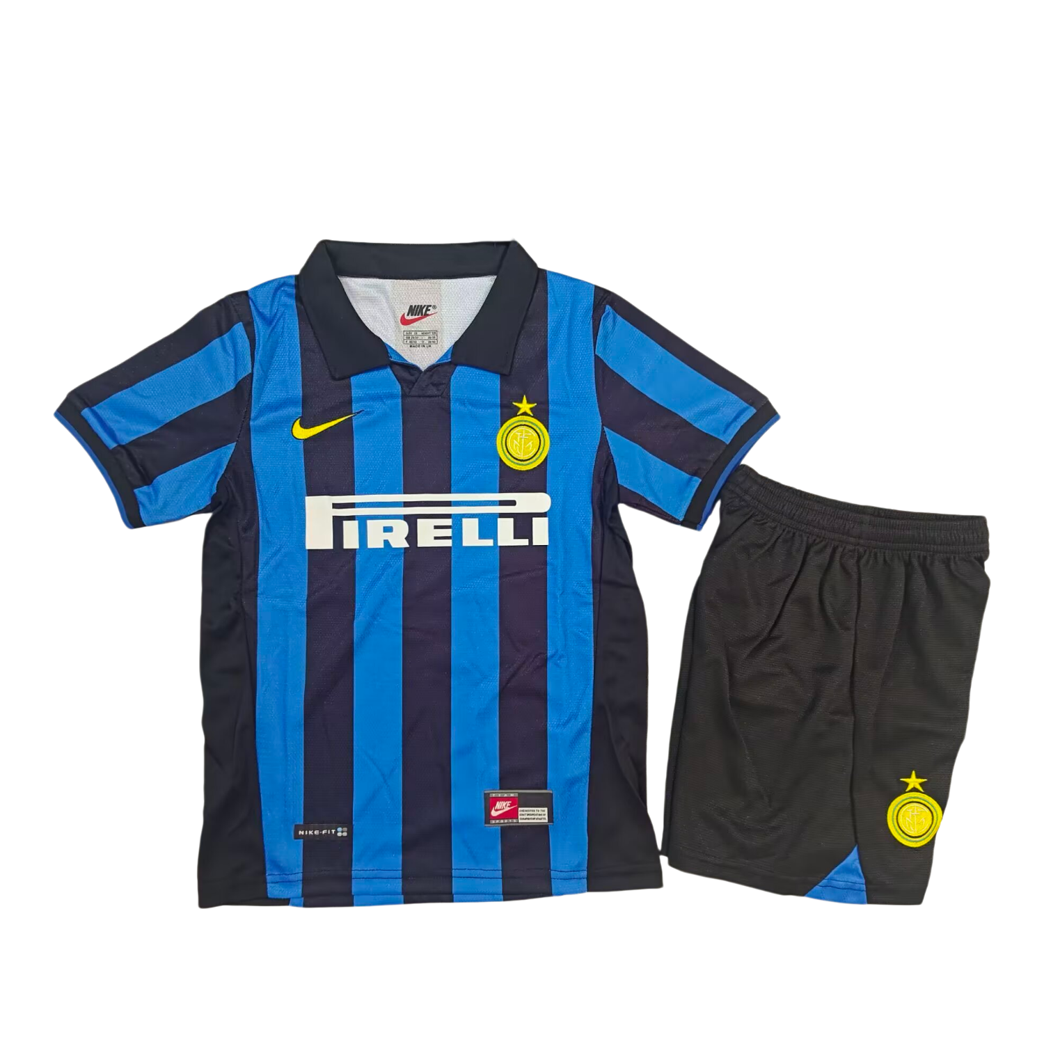 TKH-turbokithub-Retro Inter Milan 1998-99 Home Kids Kit