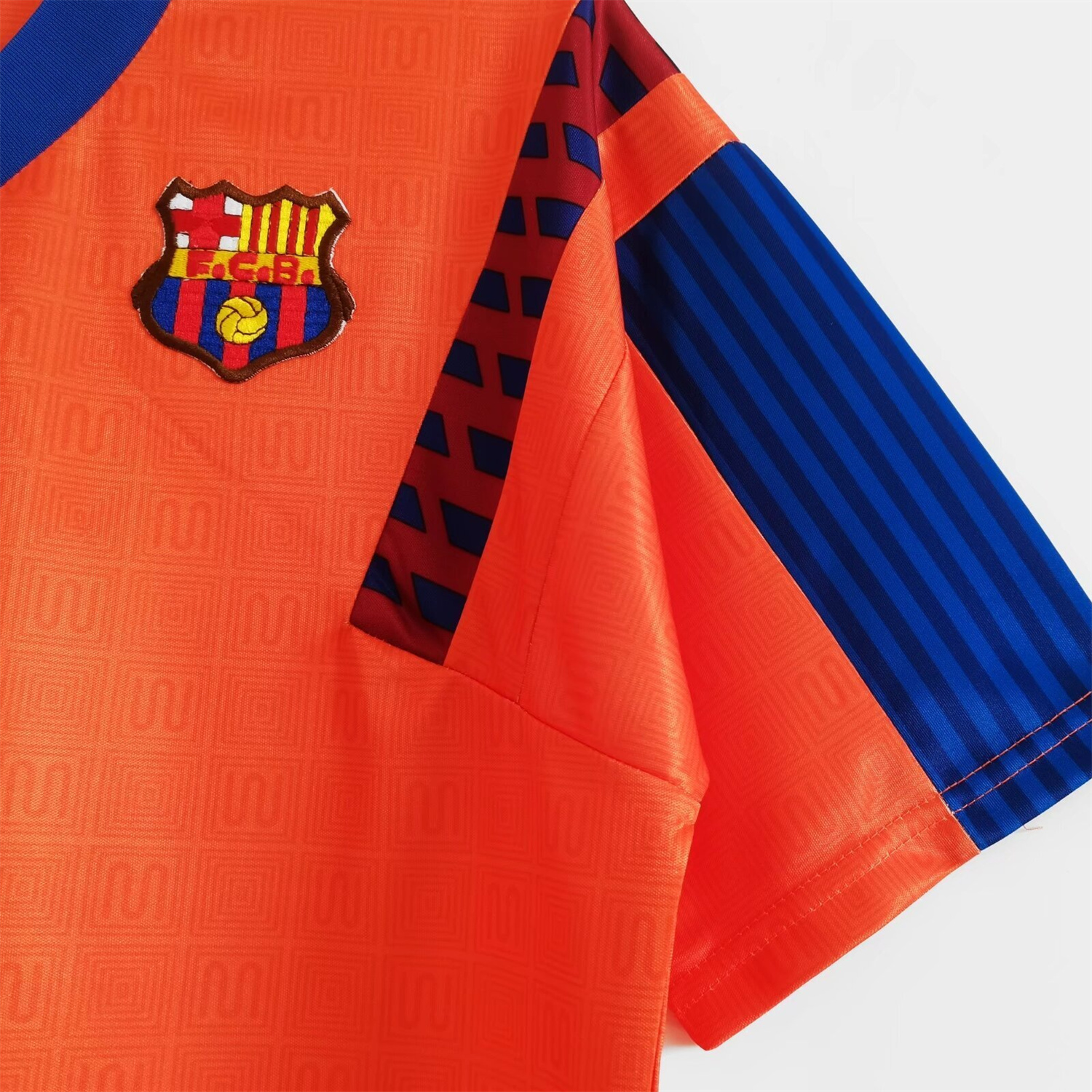 TKH-turbokithub-Retro Barcelona 1991-92 Away Orange Jersey