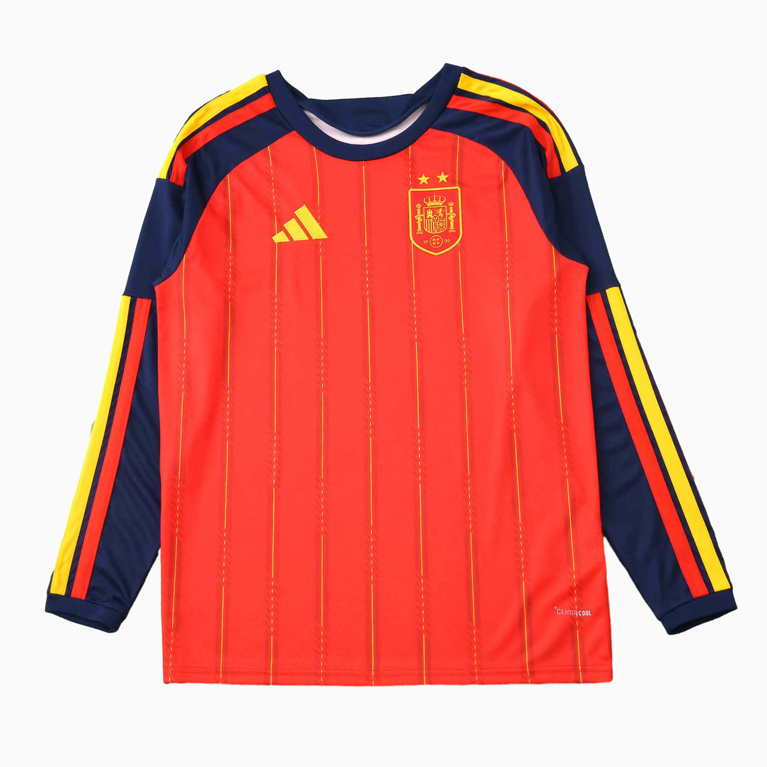 TKH-turbokithub-【Two-Crown Star】Spain 2026 Home Long Sleeves Jersey - Fans Version