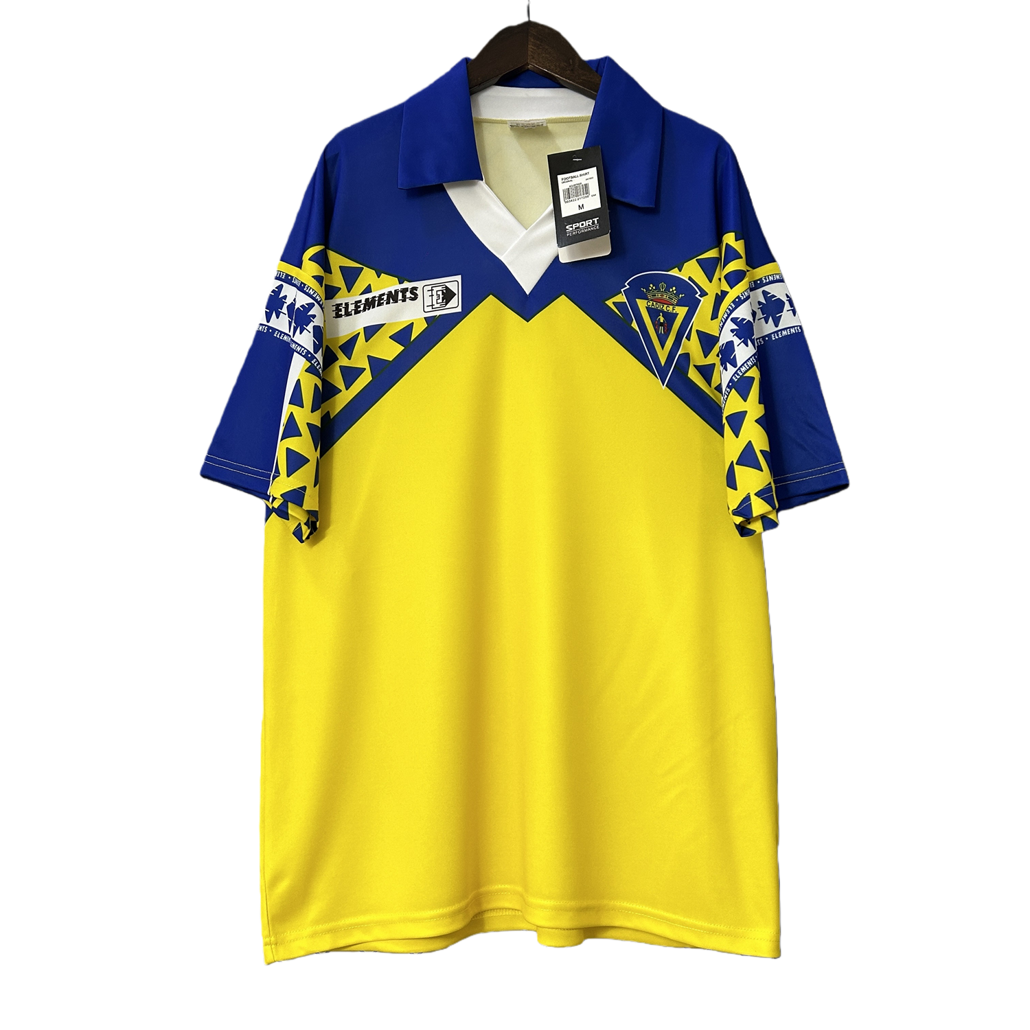 TKH-turbokithub-Retro Cádiz Cadiz 1991-92 Home Unsponsored Jersey