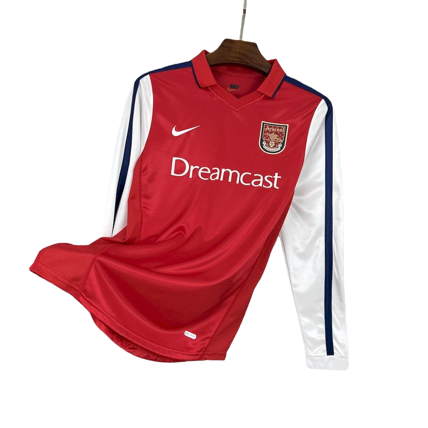 TKH-turbokithub-Retro Arsenal 2001-02 Home Long Sleeves Jersey