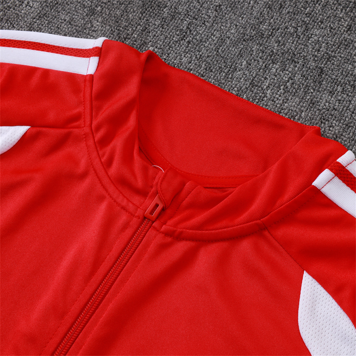 TKH-turbokithub-Arsenal 26-27 Jacket Training Tracksuit - Red Jackets & Black Pants
