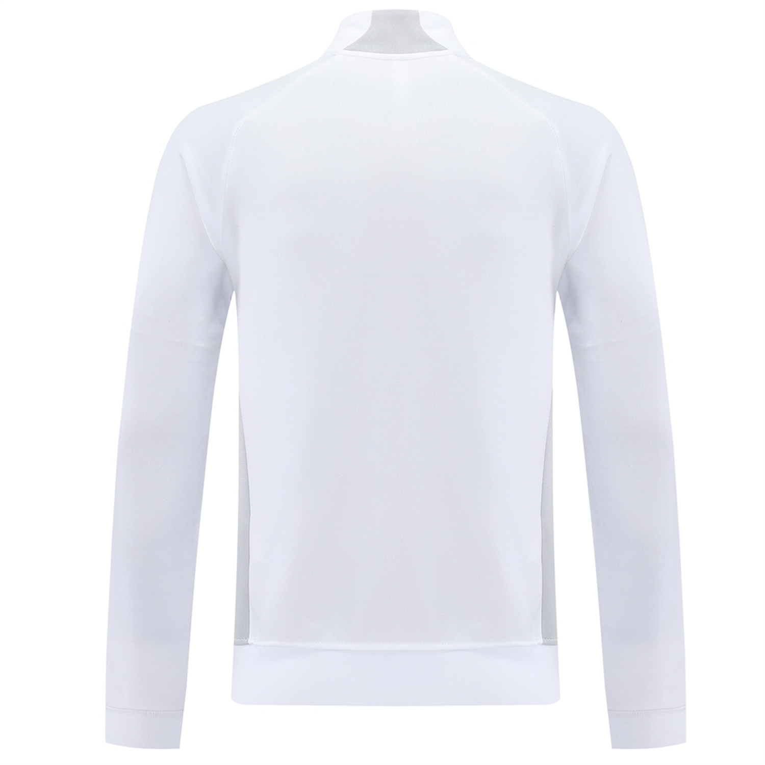 TKH-turbokithub-Real Madrid 25-26 Jacket Training Tracksuit - White Jackets & Light Grey Pants