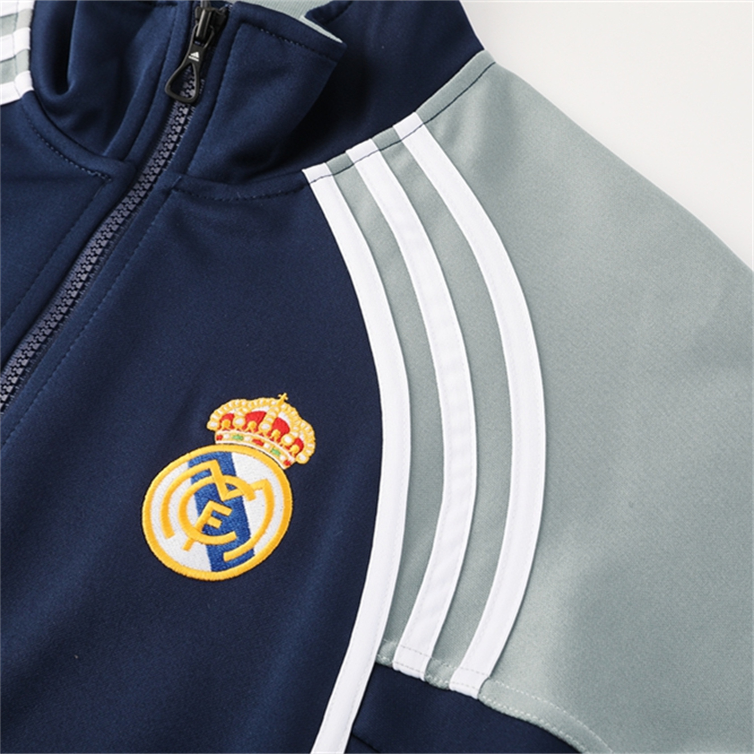 TKH-turbokithub-Real Madrid 25-26 Jacket Training Tracksuit - Blue Grey Jackets & Pants