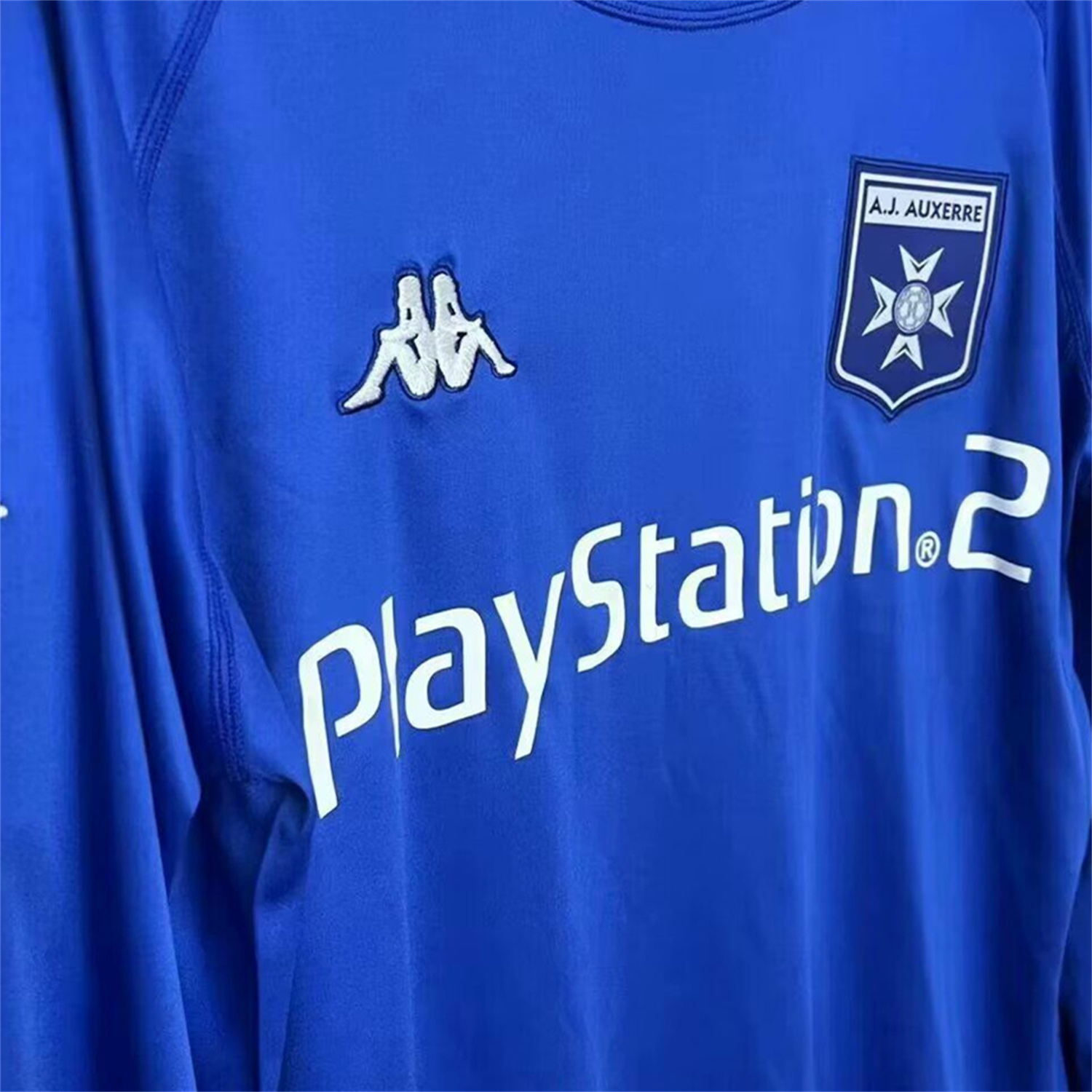 TKH-turbokithub-Retro AJ Auxerre 2003-04 Away Long Sleeves Jersey