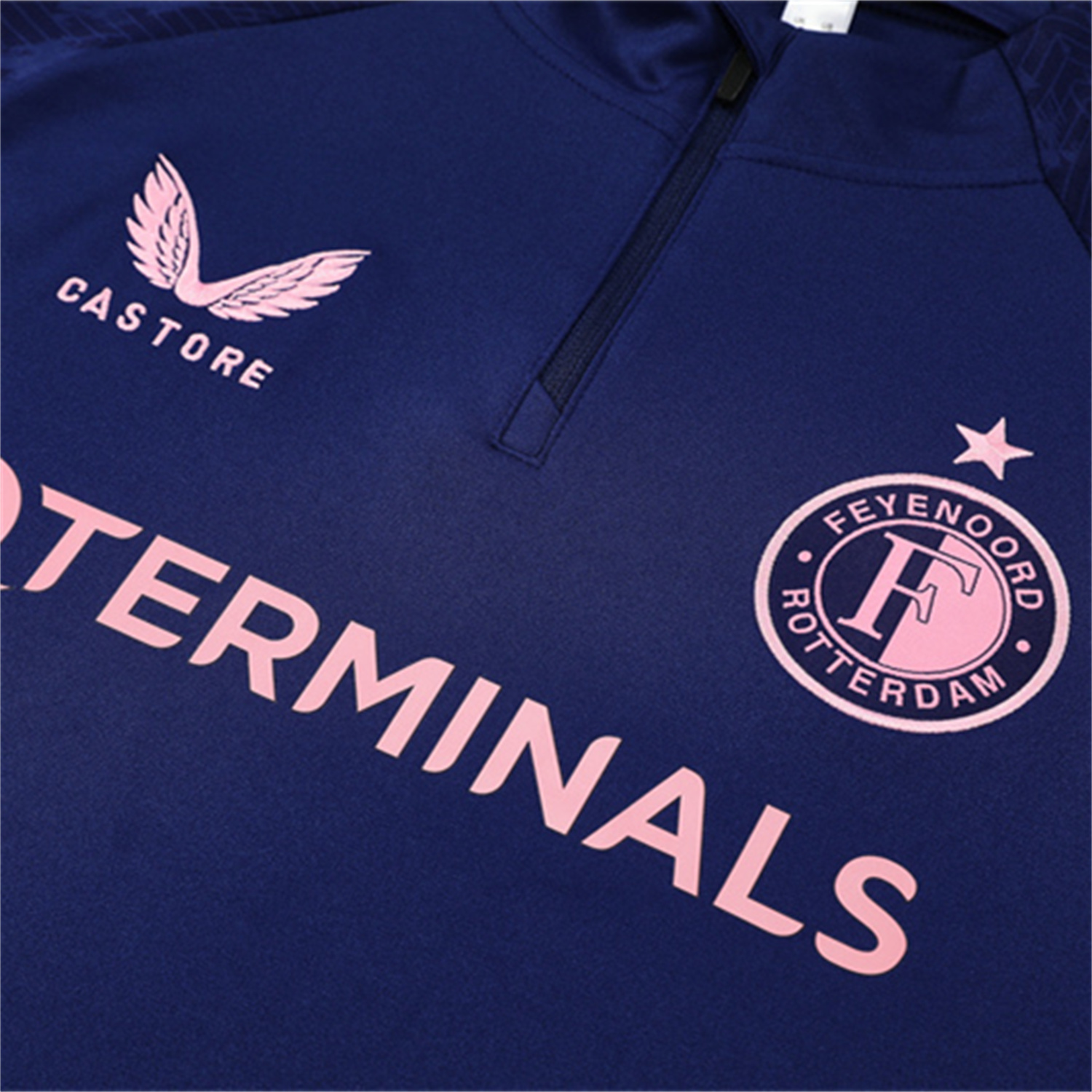TKH-turbokithub-Feyenoord 25-26 Long Sleeve Training Set - Royal Blue Top & Royal Blue Pants