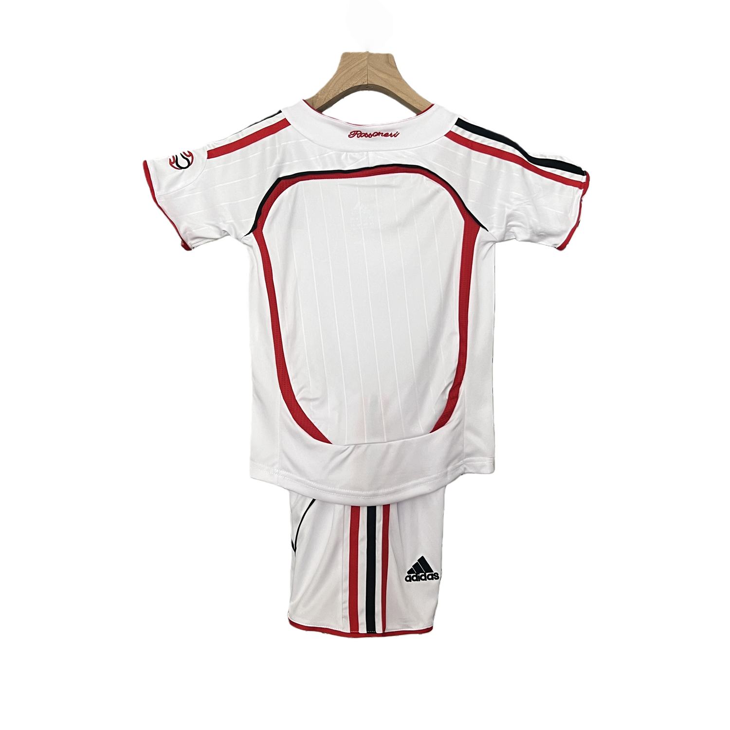 TKH-turbokithub-Retro AC Milan 2006-07 Away Stadium Kids Kit - Champions League Final