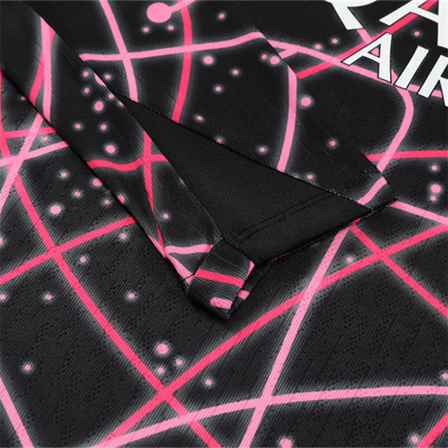 TKH-turbokithub-Paris Saint-Germain PSG 25-26 Long Sleeve Training Set - JD Black Pink Top and Black Pants