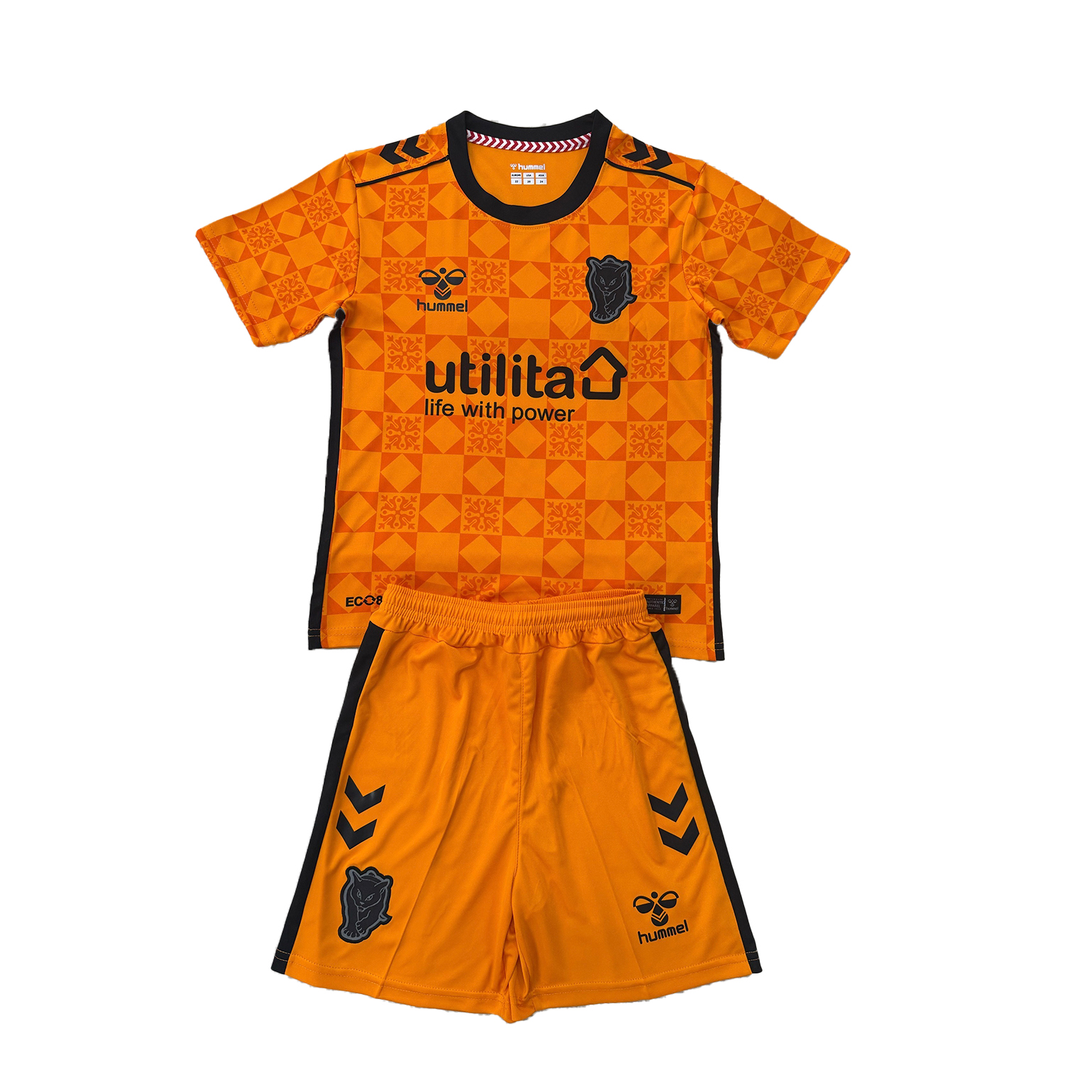 TKH-turbokithub-Sunderland 25-26 Orange Goalkeeper Kids Kit