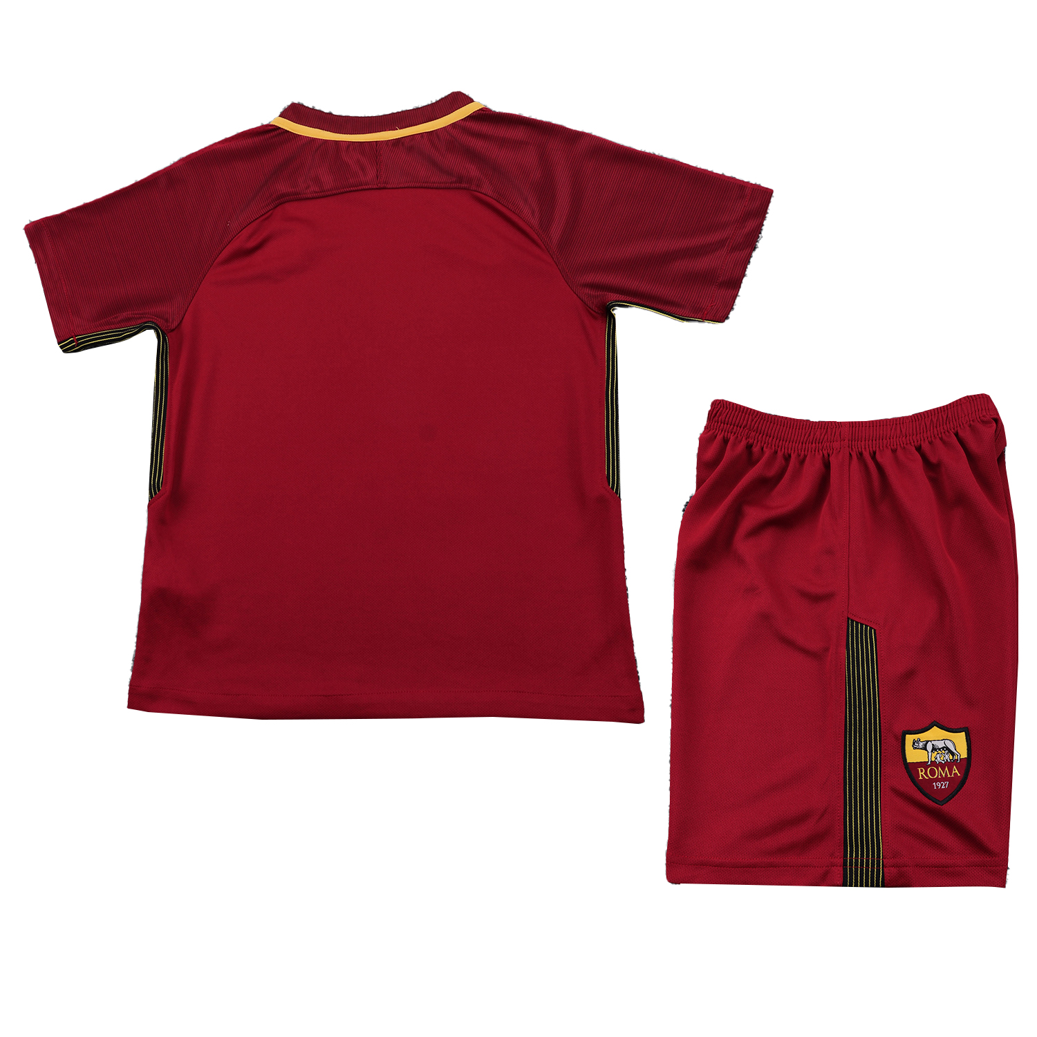 TKH-turbokithub-Retro Roma 2017-18 Home Kids Kit