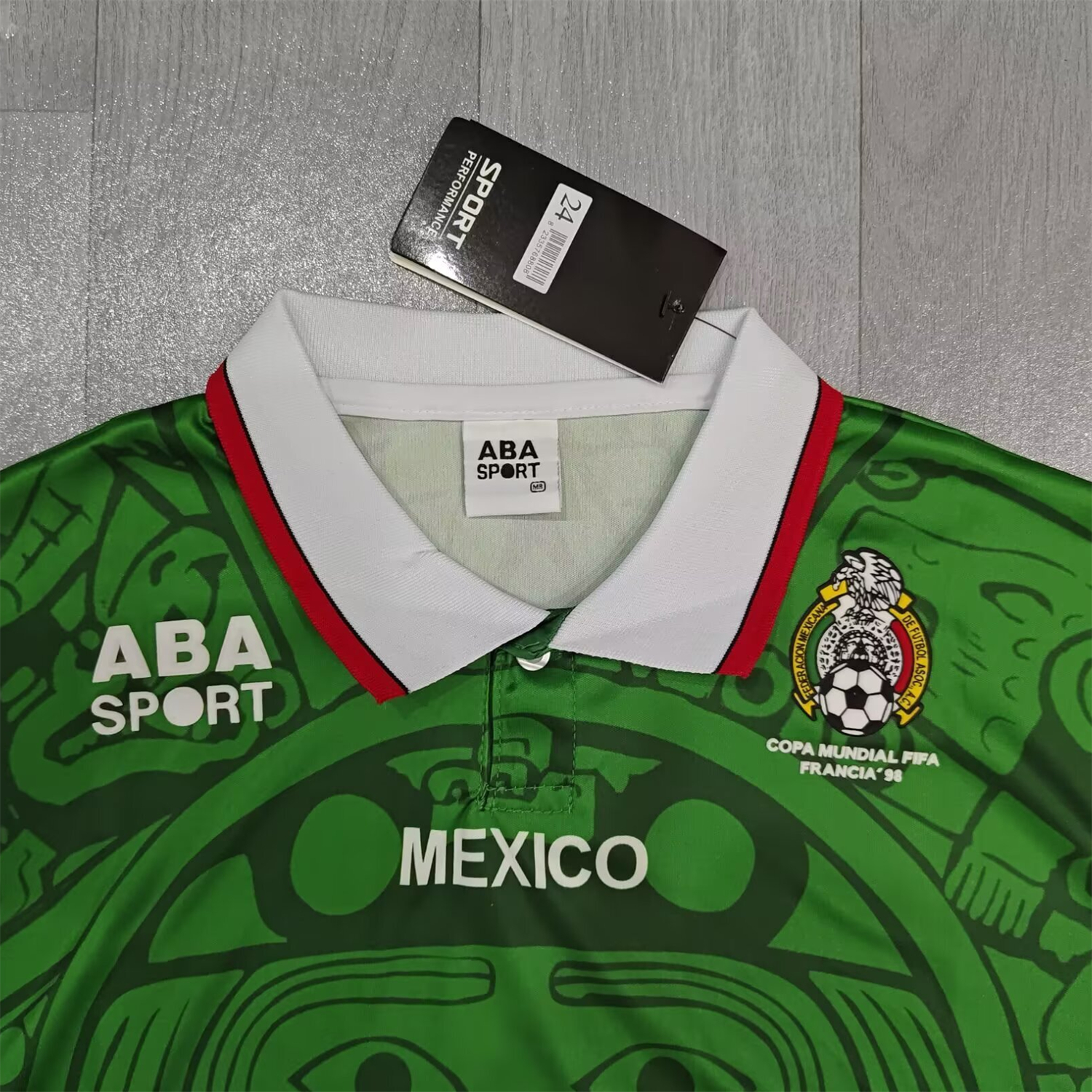 TKH-turbokithub-Retro Mexico 1998 Home Kids Kit