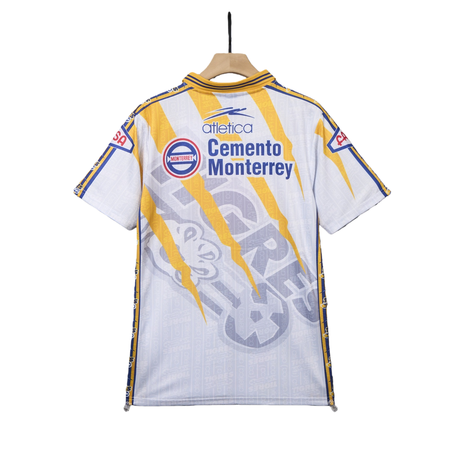 TKH-turbokithub-Retro Tigres UANL 1997-98 Away White Jersey