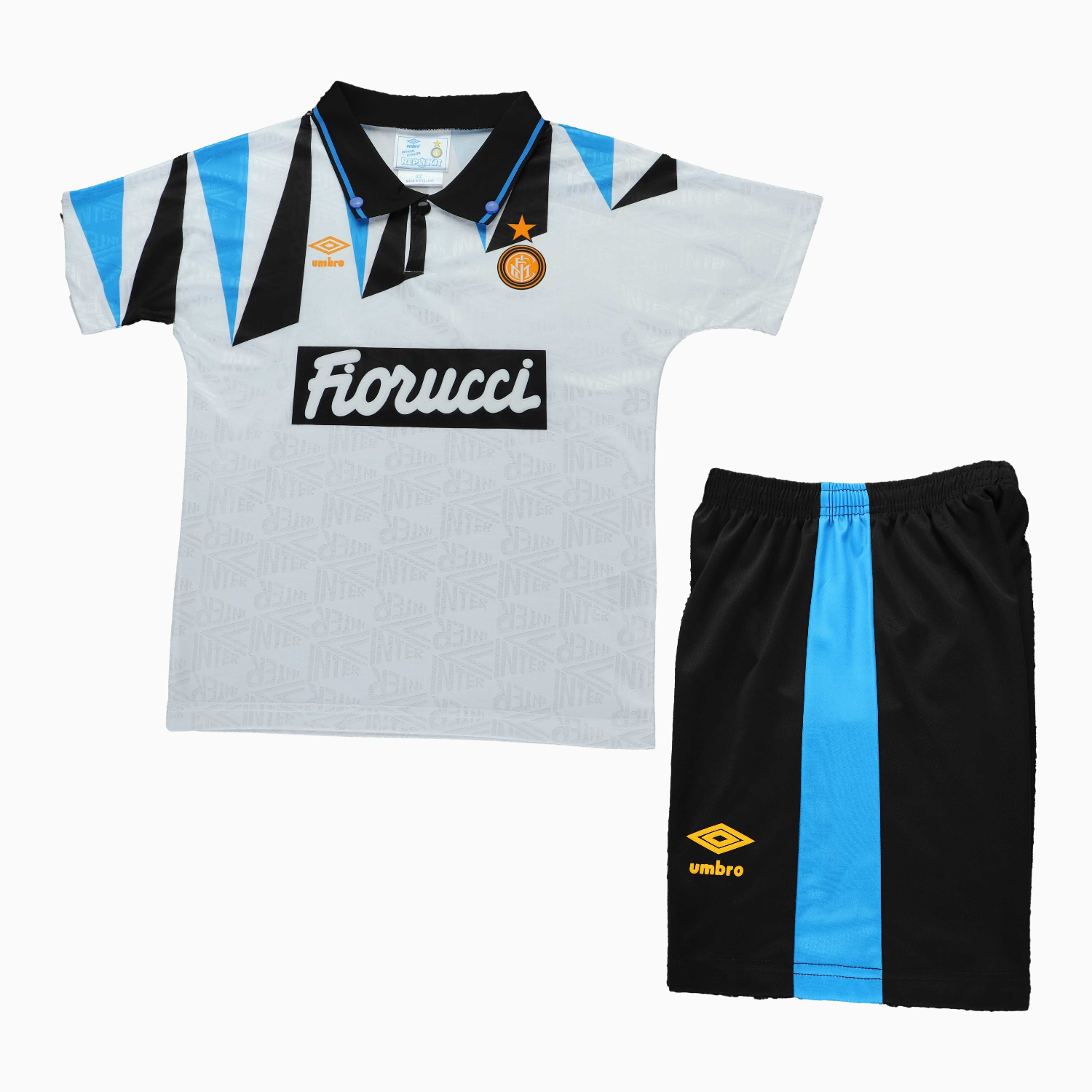 TKH-turbokithub-Retro Inter Milan 1992-93 Away Kids Kit