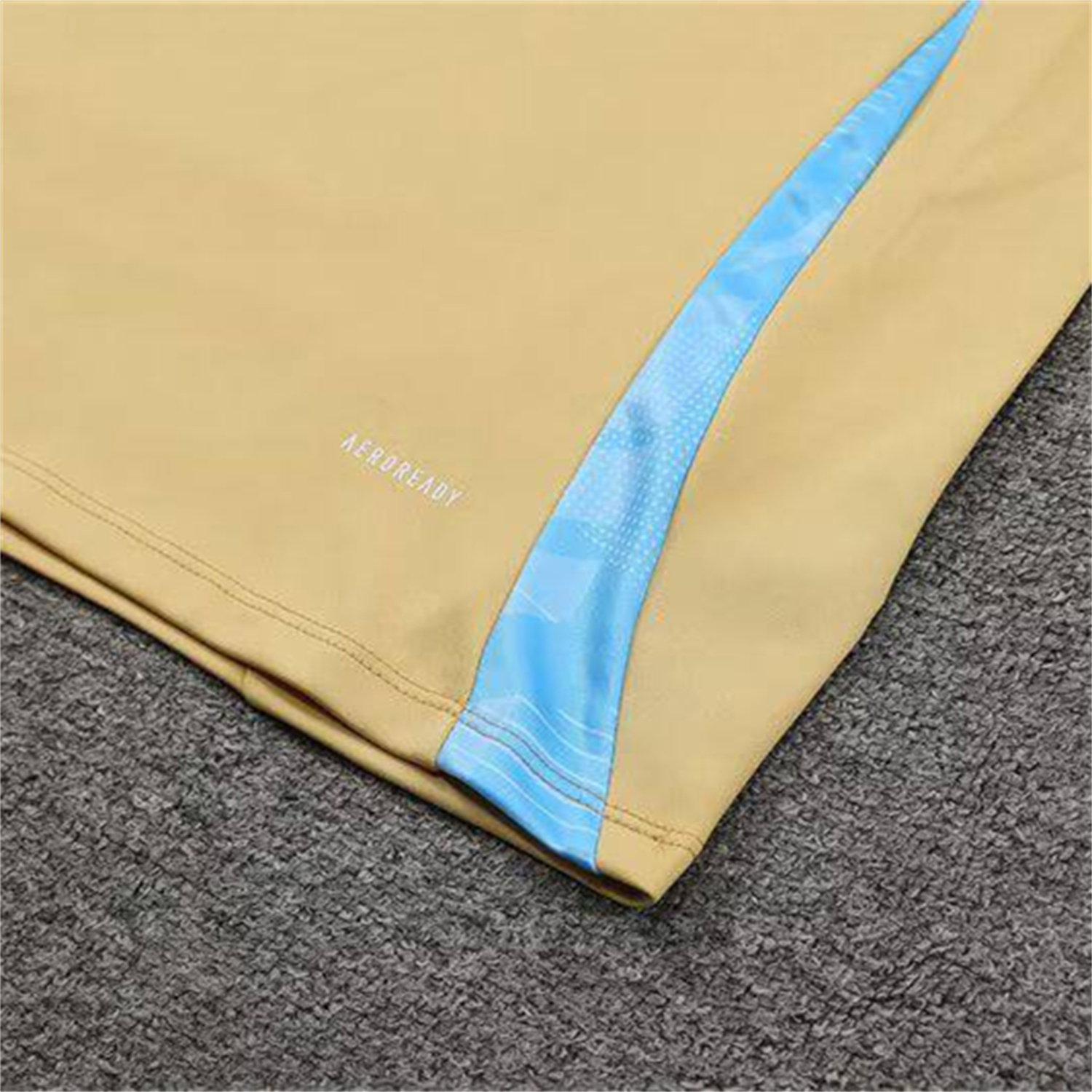 TKH-turbokithub-Argentina 25-26 Kids Long Sleeve Training Set - Gold Top and Grey Pants