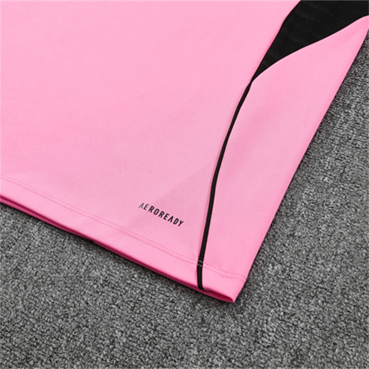 TKH-turbokithub-INT M.A.M 25-26 Long Sleeves Training with Black Sponsors Set - Pink Top & Black Pants